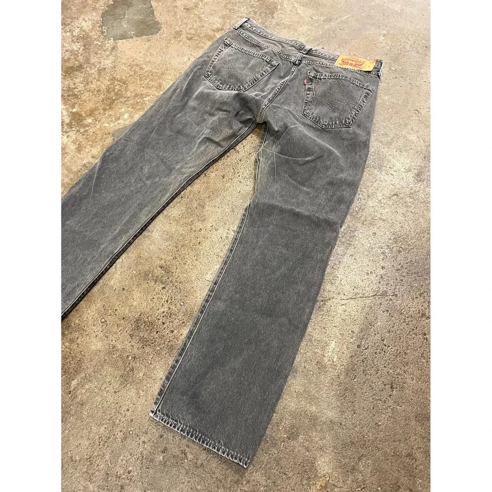 Levi's 501 Original Fit Coated Jeans Mens 33x30‎ Brown Denim Cotton Straight Leg